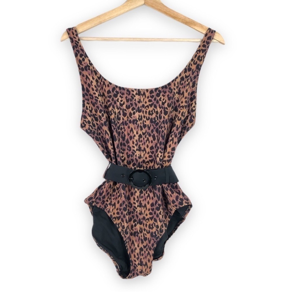 Solid & Striped - The Annie Marie Belted - Leopard Print - XL